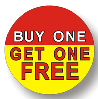 BUY ONE GET ONE FREE - 45mm Circle 
