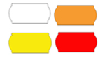 26x12mm Labels  - Plain Colours