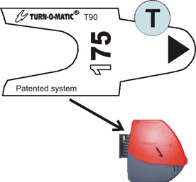 Turn-O-Matic Dispenser D900 - Red 