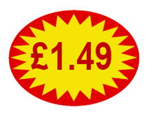 Price Point Promotional - £1.49 - Label