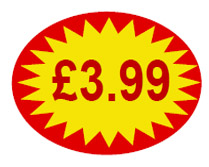 Price Point Promotional - £3.99 - Label