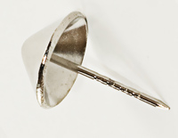 Nickel, head swivel pin 1.27x16mm Smooth