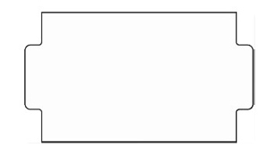25x14mm SATO Price Labels  - White, Castelladed -  45K 