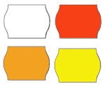26x16mm Price Labels  - Plain Colours