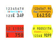 Pre Printed Labels - Two Liner