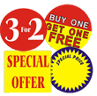 Special Offer Labels 